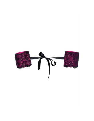 Roseberry Menottes - Noir et Fuchsia