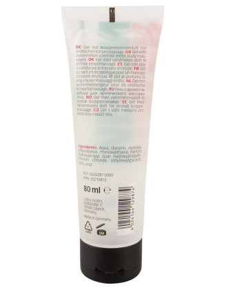Lubrifiant à base d'eau arôme pastèque 80 ml 