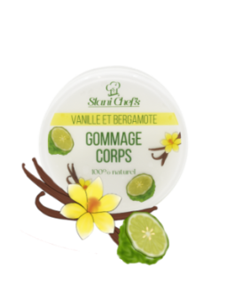 Gommage corps à la vanille et bergamote - 250ml 100% naturel