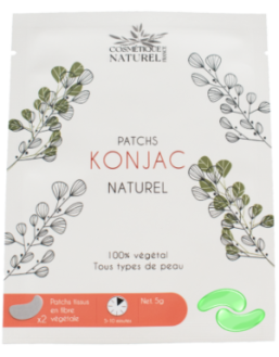 Patchs contours des yeux au Konjac - Aloé vera