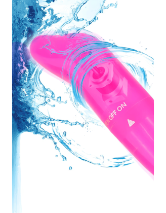 Vibromasseur Tête Incurvée Rose + 1 dosette de lubrifiant — Pocket Pleasure