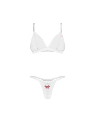 Weddya Bride ensemble de lingerie 3 pièces - Blanc