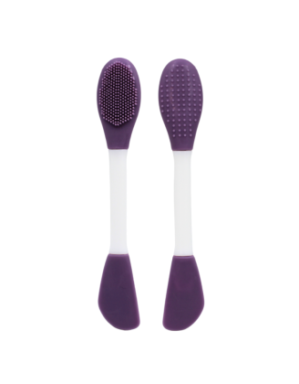Spatule  brosse visage à double face violette