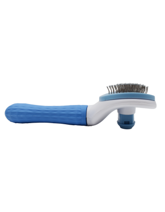 Brosse pour chien - Bleue