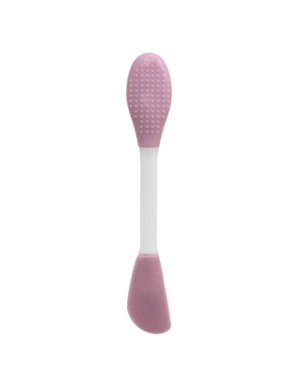 Spatule  brosse visage à double face rose