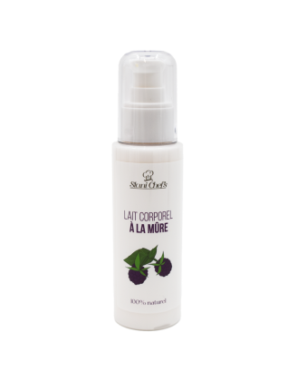 Lait corps hydratant à la mûre - 100ml 100% naturel
