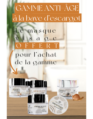 Gamme complète anti-âge - à la bave d'escargot 100% naturelle