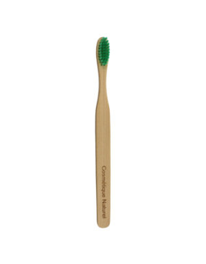 Brosse à Dents Douce en Bambou Verte