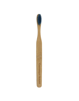 Brosse à Dents Moyenne en Bambou Bleue