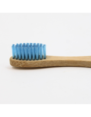 Brosse à Dents Moyenne en Bambou Bleue